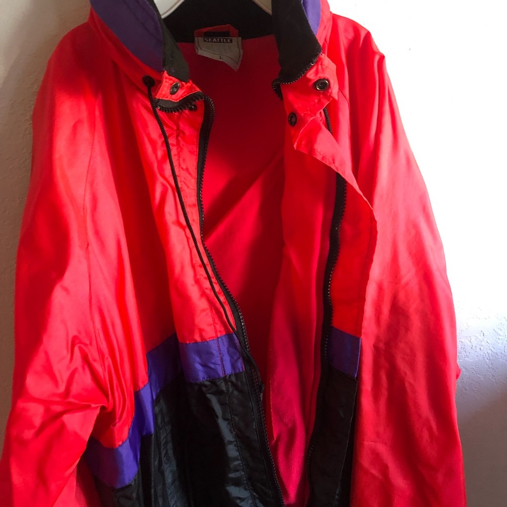 Red Windbreaker